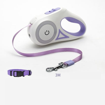 NightLite | Retractable Leash With LED Light