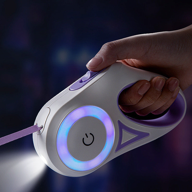 NightLite | Retractable Leash With LED Light