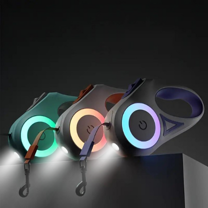 NightLite | Retractable Leash With LED Light